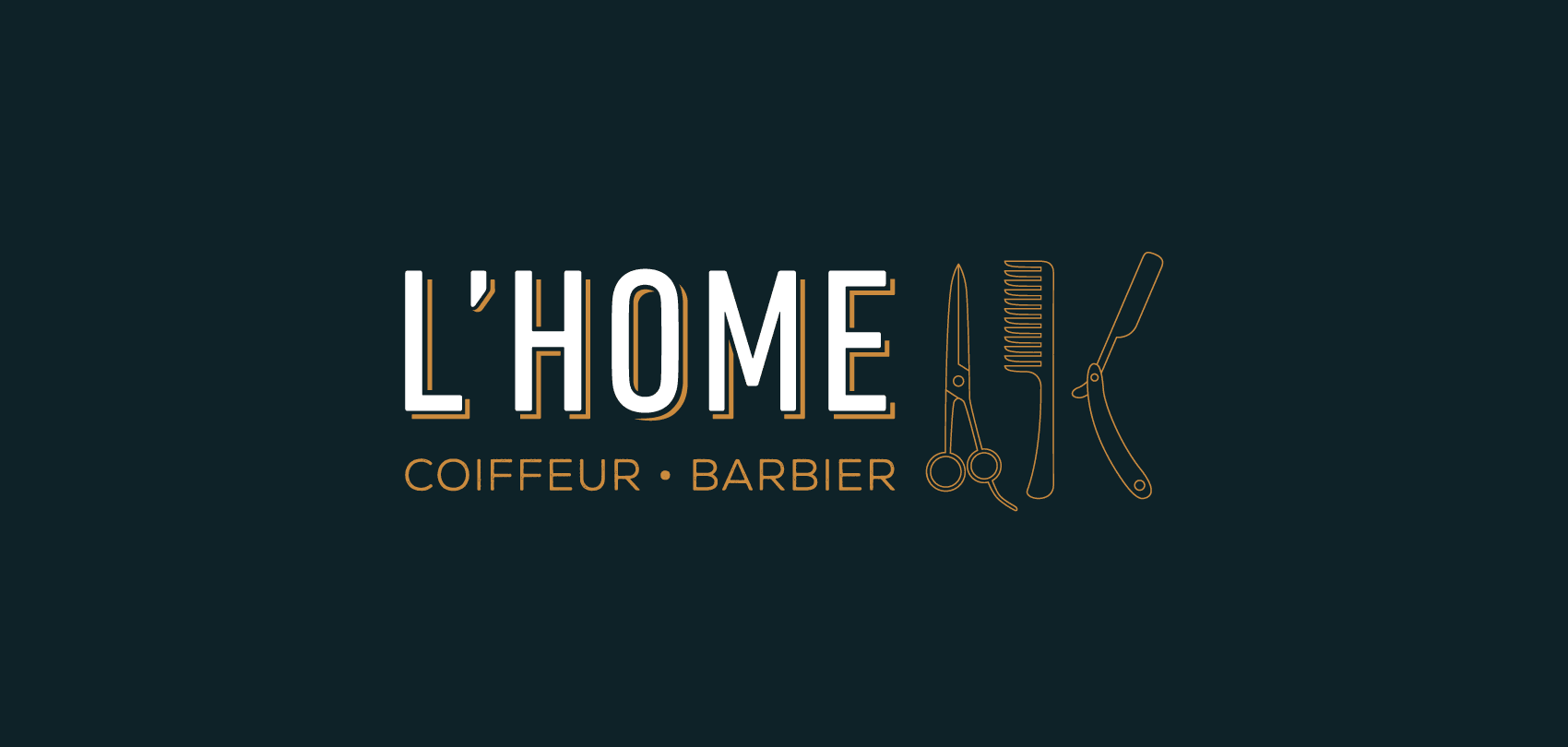 Logo L'Home Coiffeur Barbier