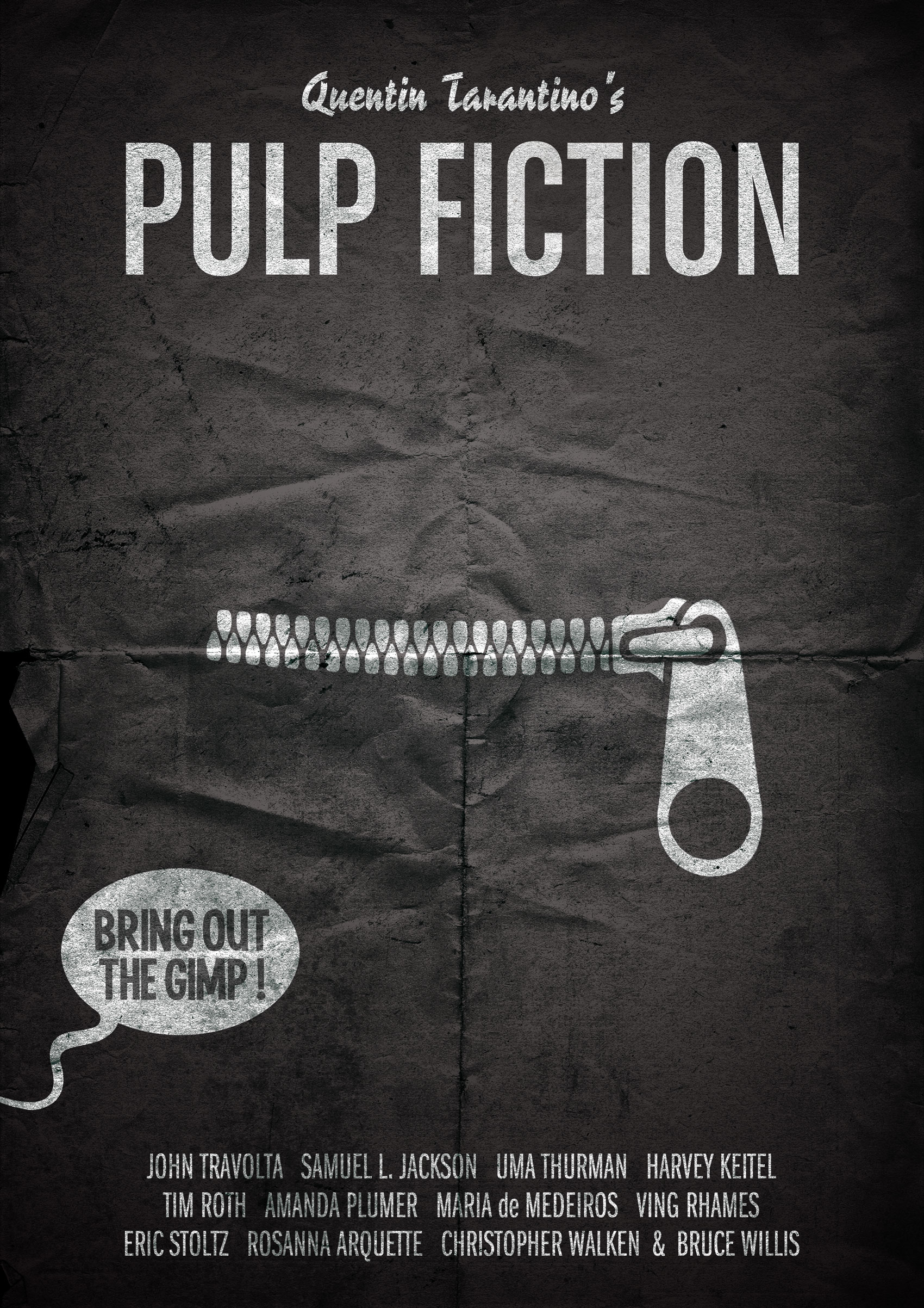 Illustration poster Pulp Fiction