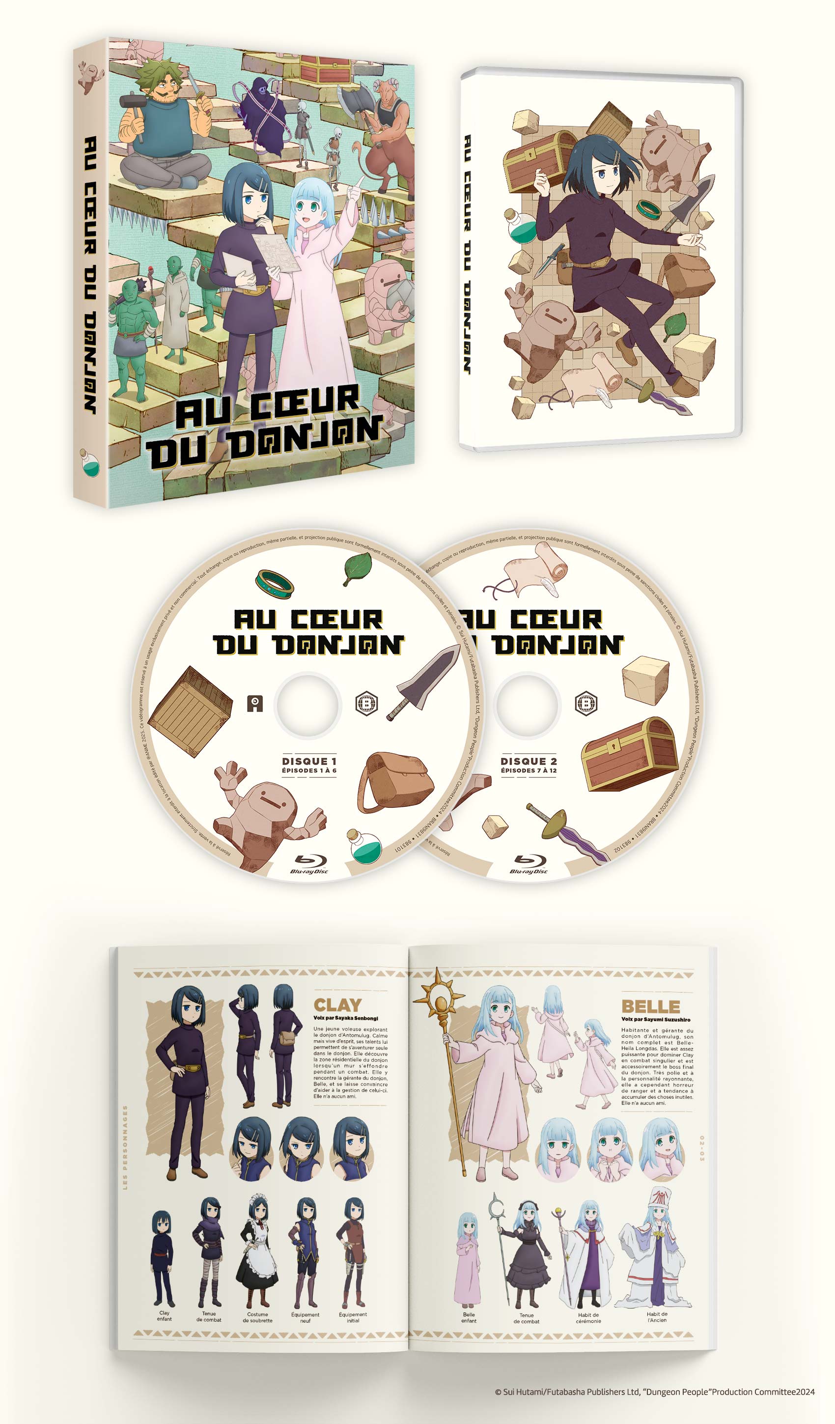 Coffret Blu-Ray Au Cœur du Donjon avec livret illustré
