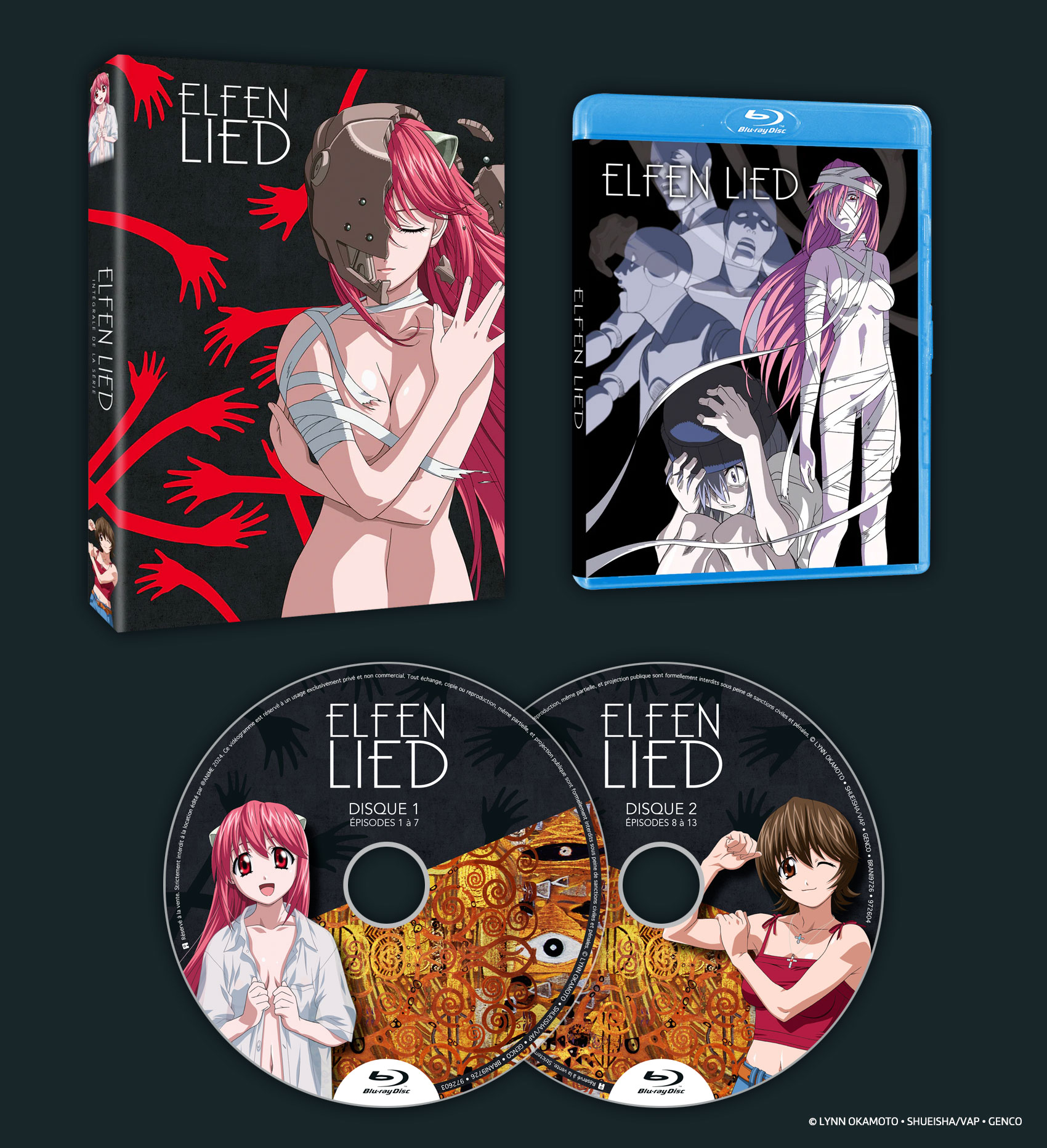 Coffret intégrale bluray Elfen Lied