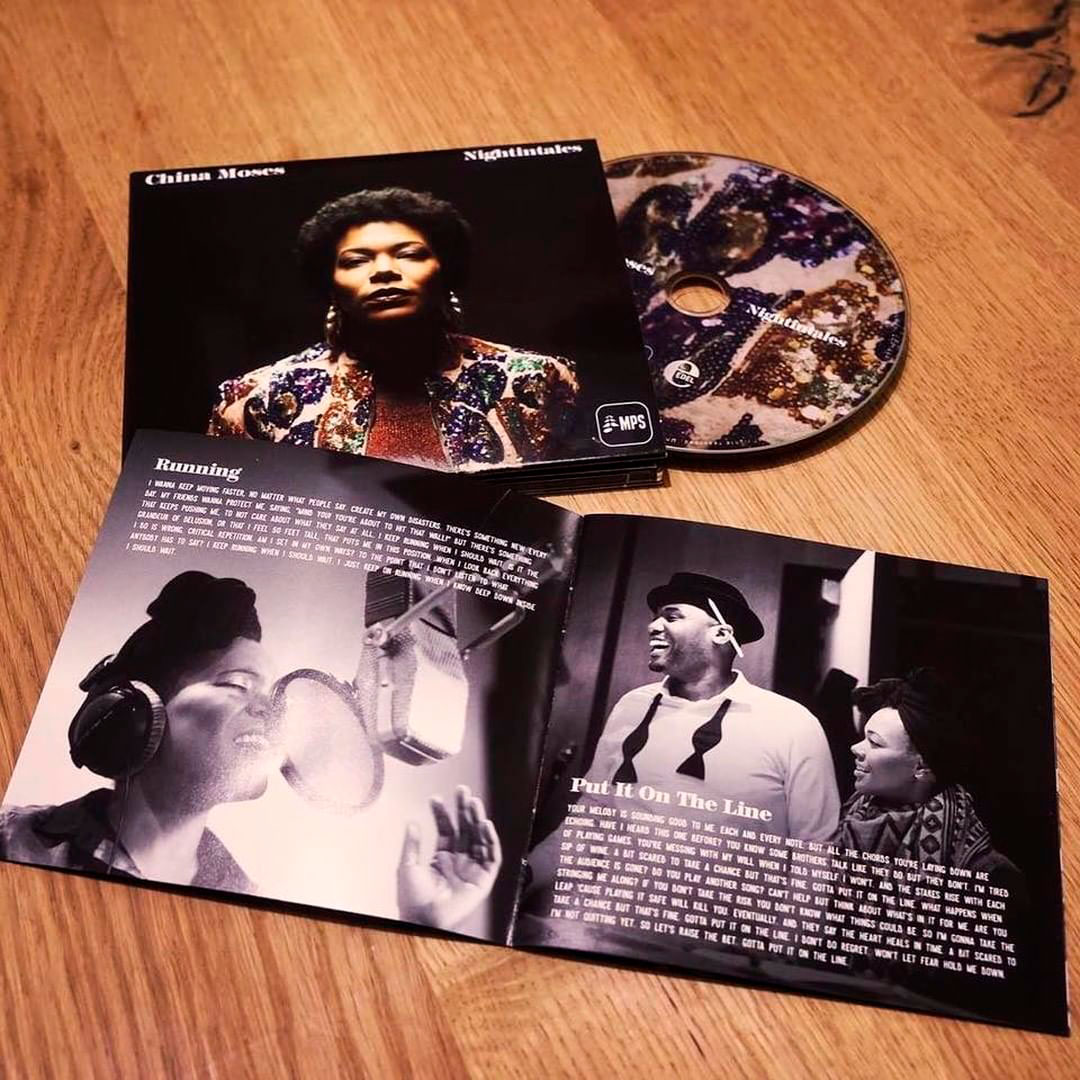 Digipack et booklet de l'album Nightintales de China Moses