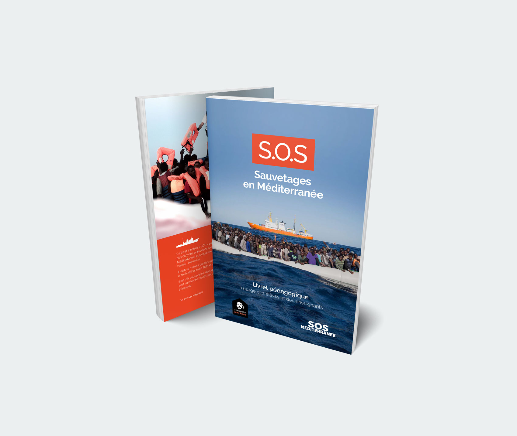 Couverture du livret SOS Sauvetages en Méditerranée
